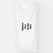 Erstellen Sie Ihr eigenes Weiß Banner (Vertikal)