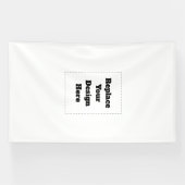 Erstellen Sie Ihr eigenes Weiß Banner (Horizontal)