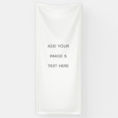 Erstellen Sie Ihr eigenes Weiß Banner (Vertikal)