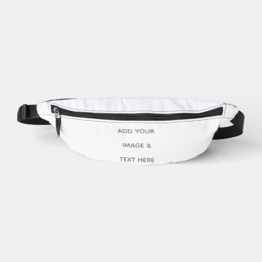 Erstellen Sie Ihr eigenes Weiß Bauchtasche (Vorderseite)