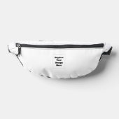 Erstellen Sie Ihr eigenes Weiß Bauchtasche (Ablage )