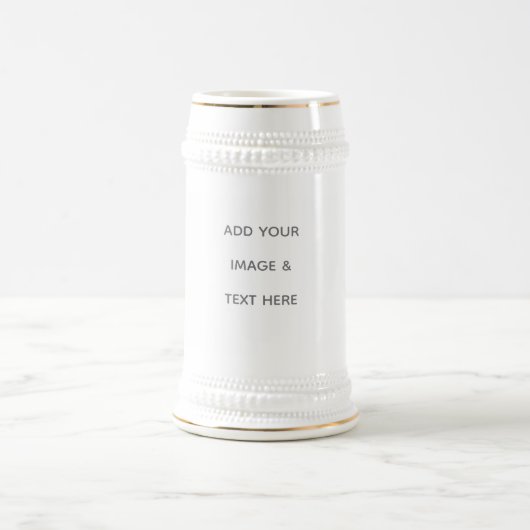 Erstellen Sie Ihr eigenes Weiß  Bierglas (Mittel)
