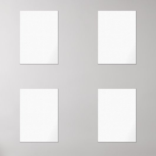 Erstellen Sie Ihr eigenes Weiß Bilderwand Sets (Vorderseite)