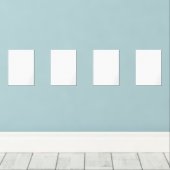 Erstellen Sie Ihr eigenes Weiß Bilderwand Sets (Holzboden)