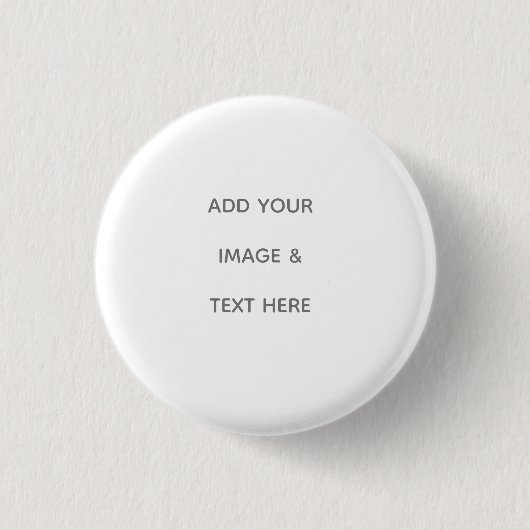 Erstellen Sie Ihr eigenes Weiß Button (Vorderseite)