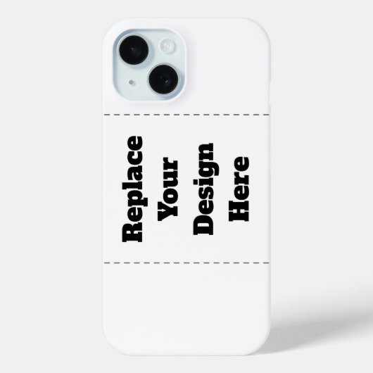 Erstellen Sie Ihr eigenes Weiß Case-Mate iPhone Hülle (Rückseite)