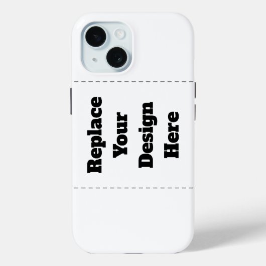 Erstellen Sie Ihr eigenes Weiß Case-Mate iPhone Hülle (Rückseite)