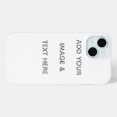 Erstellen Sie Ihr eigenes Weiß  Case-Mate iPhone Hülle (Rückseite (Horizontal))
