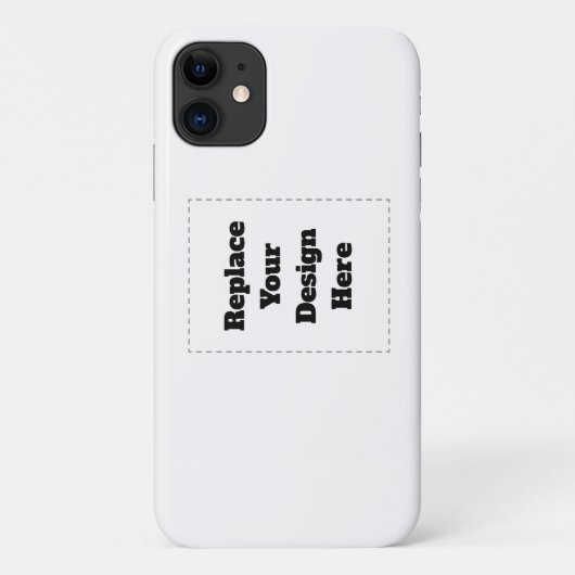 Erstellen Sie Ihr eigenes Weiß  Case-Mate iPhone Hülle (Rückseite)