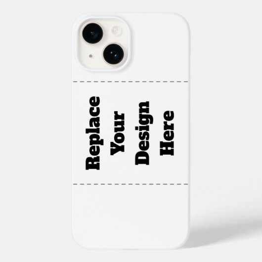 Erstellen Sie Ihr eigenes Weiß Case-Mate iPhone Hülle (Rückseite)