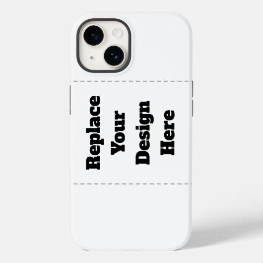Erstellen Sie Ihr eigenes Weiß Case-Mate iPhone Hülle (Rückseite)