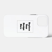Erstellen Sie Ihr eigenes Weiß Case-Mate iPhone Hülle (Rückseite (Horizontal))