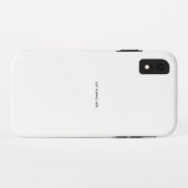 Erstellen Sie Ihr eigenes Weiß Case-Mate iPhone Hülle (Rückseite (Horizontal))