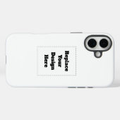 Erstellen Sie Ihr eigenes Weiß Case-Mate iPhone Hülle (Rückseite (Horizontal))