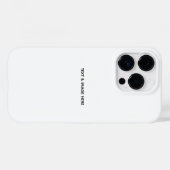 Erstellen Sie Ihr eigenes Weiß Case-Mate iPhone Hülle (Rückseite (Horizontal))