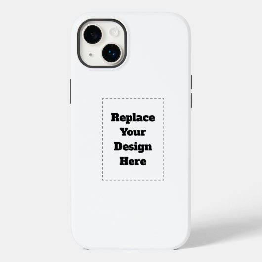 Erstellen Sie Ihr eigenes Weiß  Case-Mate iPhone Hülle (Rückseite)