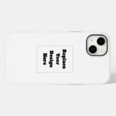 Erstellen Sie Ihr eigenes Weiß  Case-Mate iPhone Hülle (Rückseite (Horizontal))