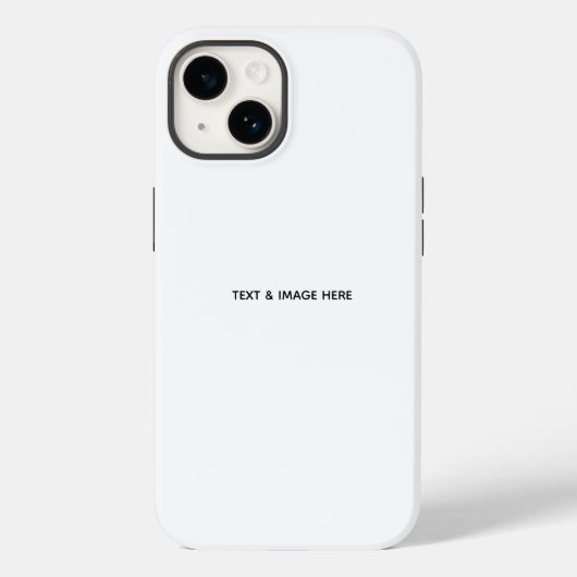 Erstellen Sie Ihr eigenes Weiß Case-Mate iPhone Hülle (Rückseite)