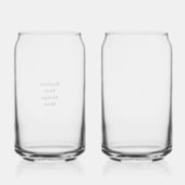 Erstellen Sie Ihr eigenes Weiß Dosenglas (Rückseite)