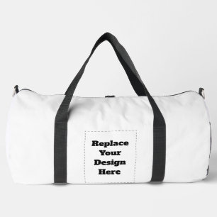 Erstellen Sie Ihr eigenes Weiß Duffle Bag