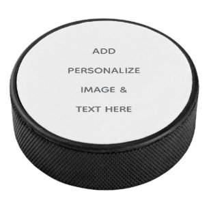 Erstellen Sie Ihr eigenes Weiß Eishockey Puck
