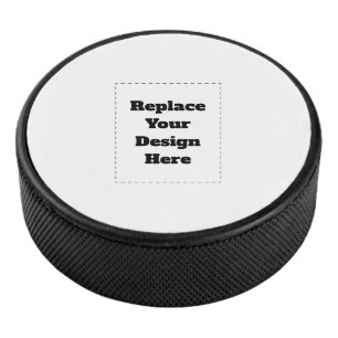 Erstellen Sie Ihr eigenes Weiß Eishockey Puck