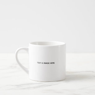 Erstellen Sie Ihr eigenes Weiß Espressotasse