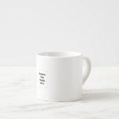 Erstellen Sie Ihr eigenes Weiß Espressotasse (Vorderseite Rechts)