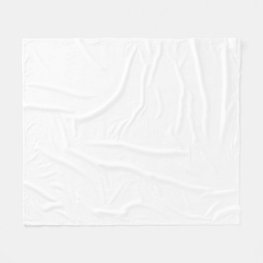 Erstellen Sie Ihr eigenes Weiß Fleecedecke (Vorderseite (Horizontal))