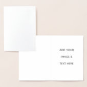 Erstellen Sie Ihr eigenes Weiß Folienkarte (Anzeige)