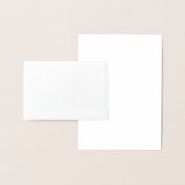 Erstellen Sie Ihr eigenes Weiß Folienkarte (Anzeige)