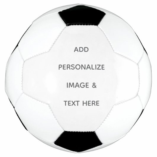 Erstellen Sie Ihr eigenes Weiß Fußball (Vorderseite)