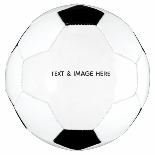 Erstellen Sie Ihr eigenes Weiß Fußball (Vorderseite)