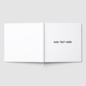 Erstellen Sie Ihr eigenes Weiß  Gästebuch (Voll)