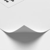 Erstellen Sie Ihr eigenes Weiß Geschenkpapier (Ecke)