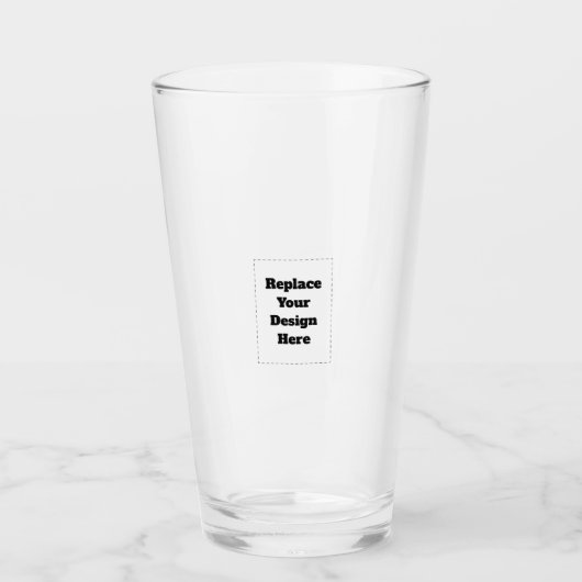Erstellen Sie Ihr eigenes Weiß Glas (Vorderseite)