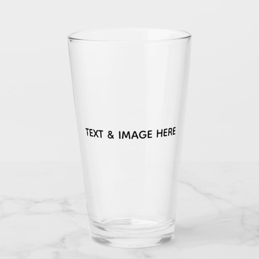 Erstellen Sie Ihr eigenes Weiß Glas (Vorderseite)