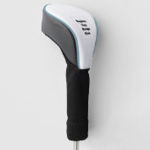 Erstellen Sie Ihr eigenes Weiß Golf Headcover (angewinkelt)