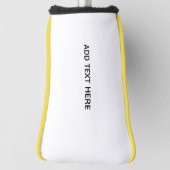 Erstellen Sie Ihr eigenes Weiß Golf Headcover (Rotieren 90)