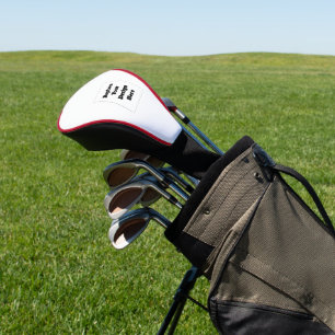 Erstellen Sie Ihr eigenes Weiß Golf Headcover