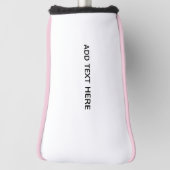 Erstellen Sie Ihr eigenes Weiß Golf Headcover (Rotieren 90)