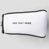 Erstellen Sie Ihr eigenes Weiß Golf Headcover (Vorderseite)