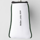 Erstellen Sie Ihr eigenes Weiß Golf Headcover (Rotieren 90)