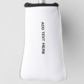 Erstellen Sie Ihr eigenes Weiß Golf Headcover (Rotieren 90)