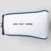 Erstellen Sie Ihr eigenes Weiß Golf Headcover (Vorderseite)