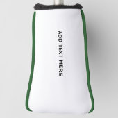 Erstellen Sie Ihr eigenes Weiß Golf Headcover (Rotieren 90)
