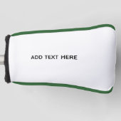 Erstellen Sie Ihr eigenes Weiß Golf Headcover (Vorderseite)
