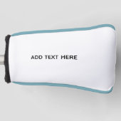 Erstellen Sie Ihr eigenes Weiß Golf Headcover (Vorderseite)
