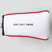 Erstellen Sie Ihr eigenes Weiß  Golf Headcover (Vorderseite)