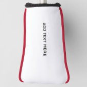 Erstellen Sie Ihr eigenes Weiß  Golf Headcover (Rotieren 90)